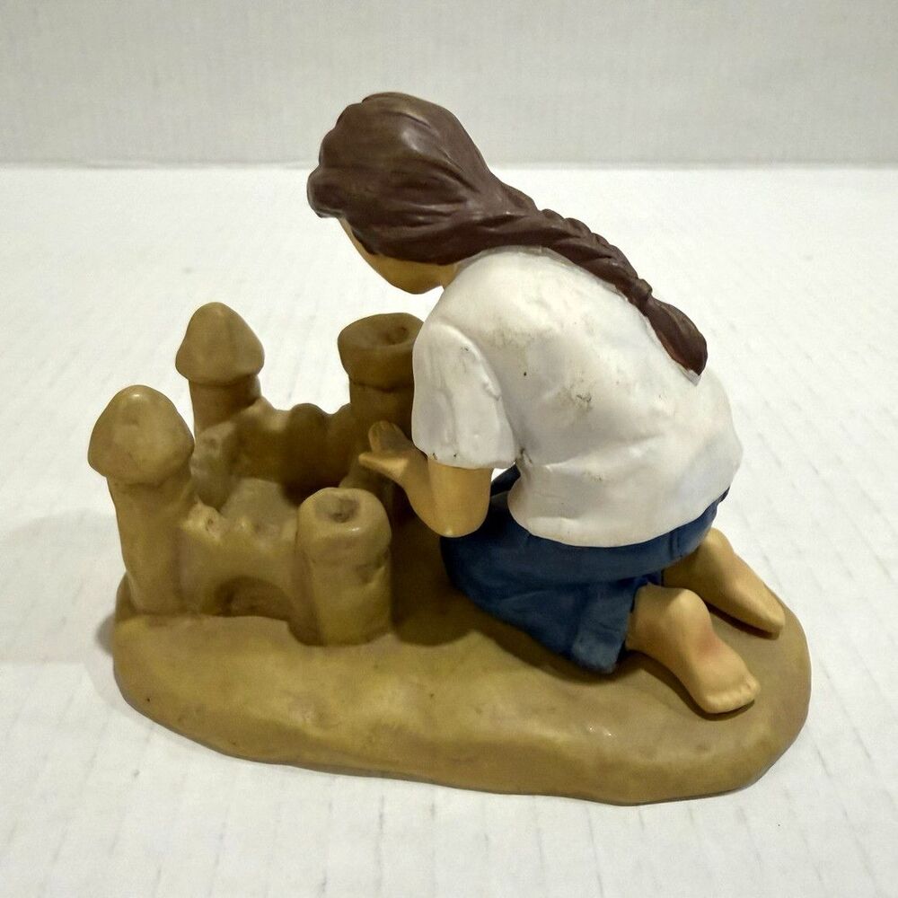 Westland Giftware Forever in Blue Jeans Sand Castle Figurine #18401 2008